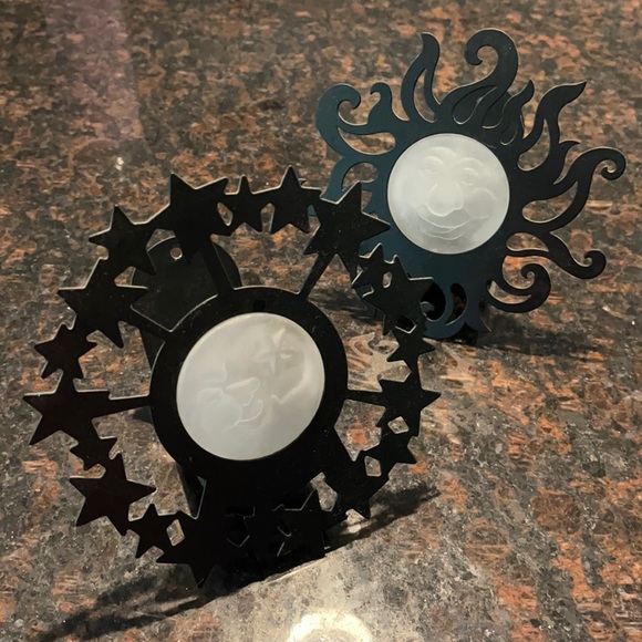 PartyLite Other - Partylite Sun and Moon Tea-light Wall Sconces
